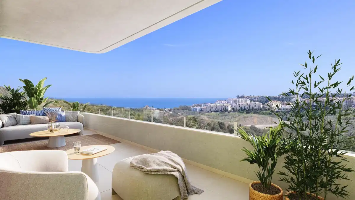 3-Bedroom, 2-Bathroom Penthouse with Panoramic Sea or Mountain Views in Mijas