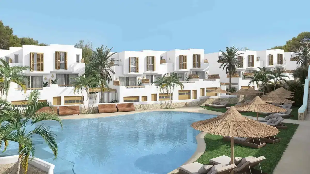 2-Bedroom, 2-Bathroom Townhouse with Modern Comforts in Ráfol de Almunia