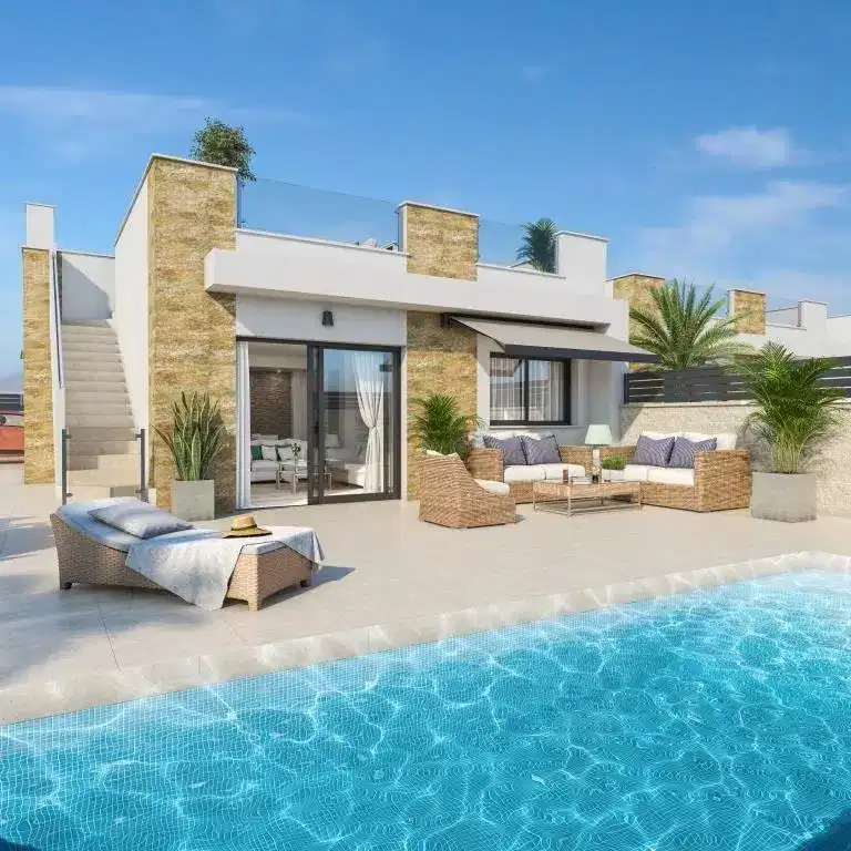3-Bedroom, 2-Bathroom Semidetached Villas with Private Pool in Oasis de la Marina, Costa Blanca