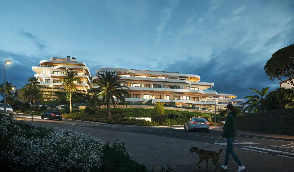 3-Bedroom, 3-Bathroom Luxury Ground Floor Apartment with Sea and Golf Views in Cerrado del Águila, Mijas
