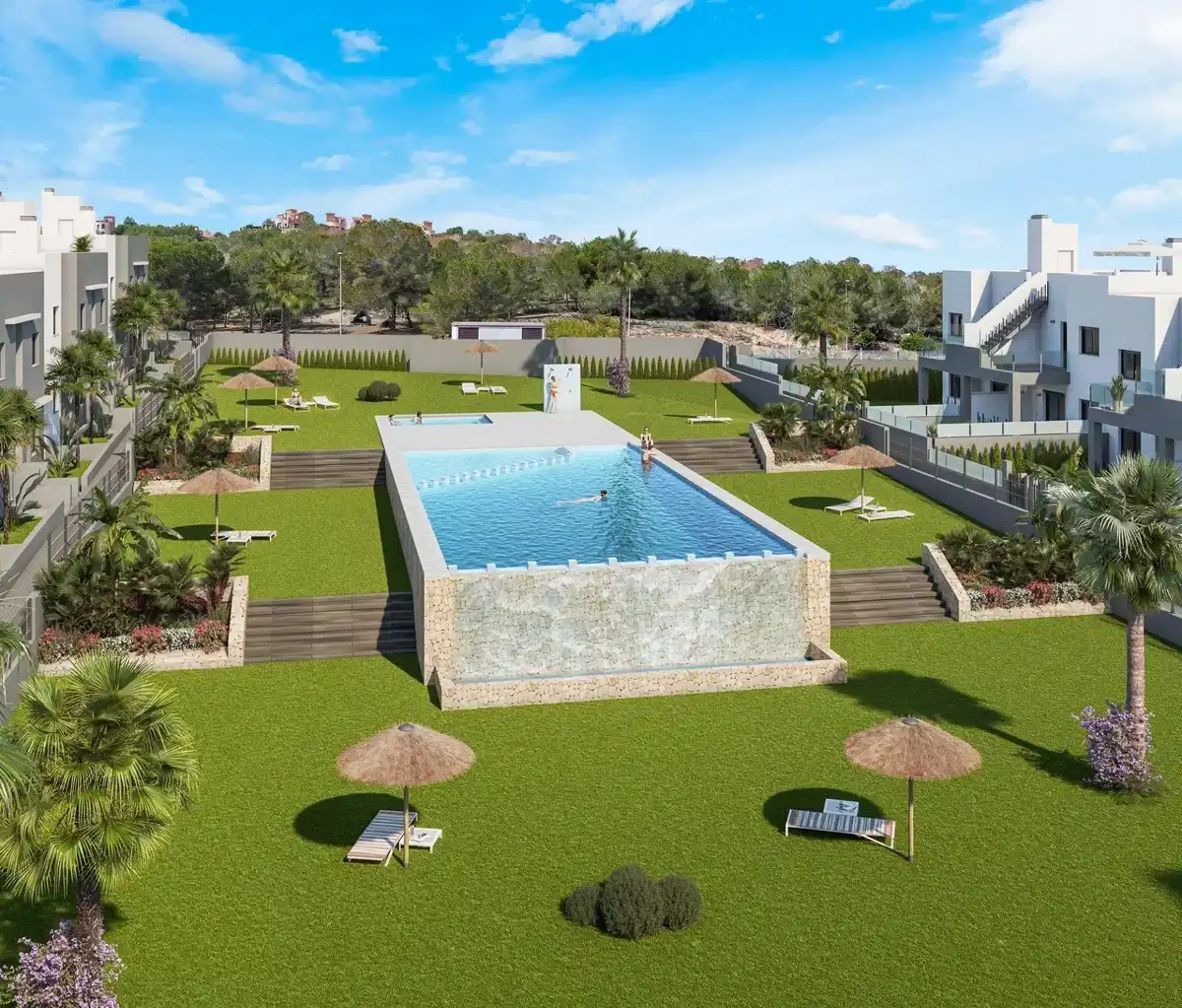 2-Bedroom, 2-Bathroom Top Floor Bungalow with Solarium and Sea Views in San Miguel de Salinas