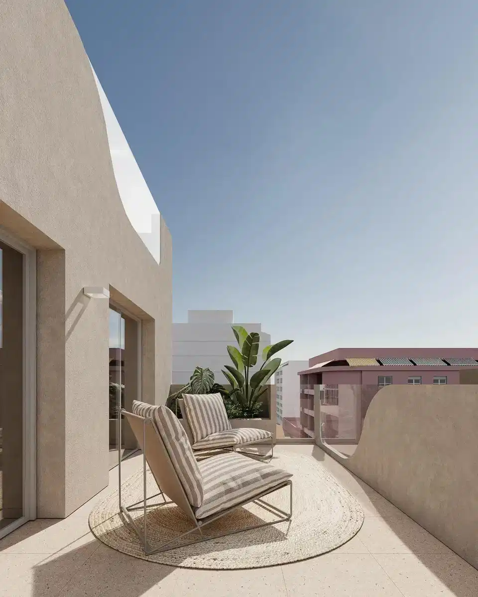 1-Bedroom, 2-Bathroom Modern Penthouse in Central Torrevieja, 600m from the Sea