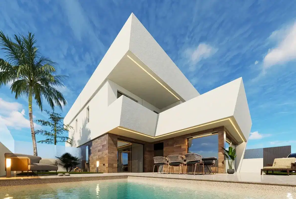 3-Bedroom, 3-Bathroom Villa with Private Pool and Modern Design in San Pedro del Pinatar