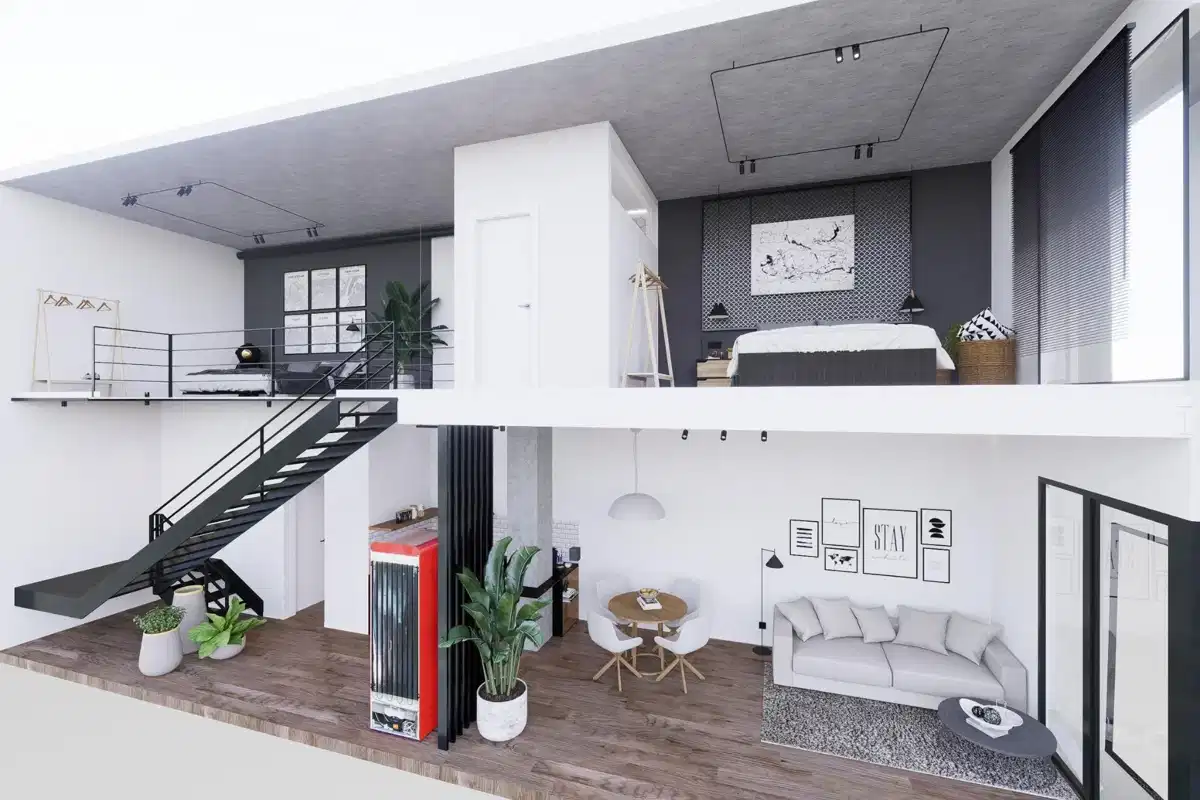 2-Bedroom, 2-Bathroom Modern Duplex Loft Apartments in Benalúa, Alicante