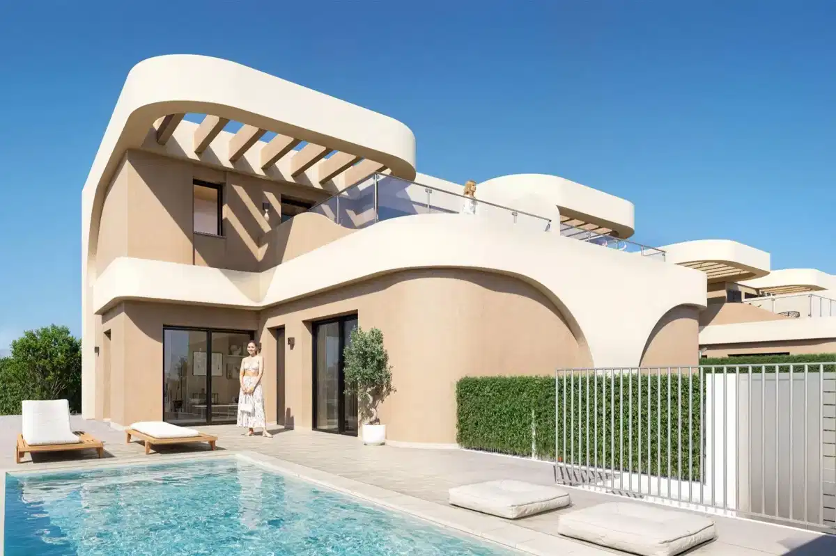 3-Bedroom, 2-Bathroom Modern Semi Detached Villas in Daya Nueva with Contemporary Design