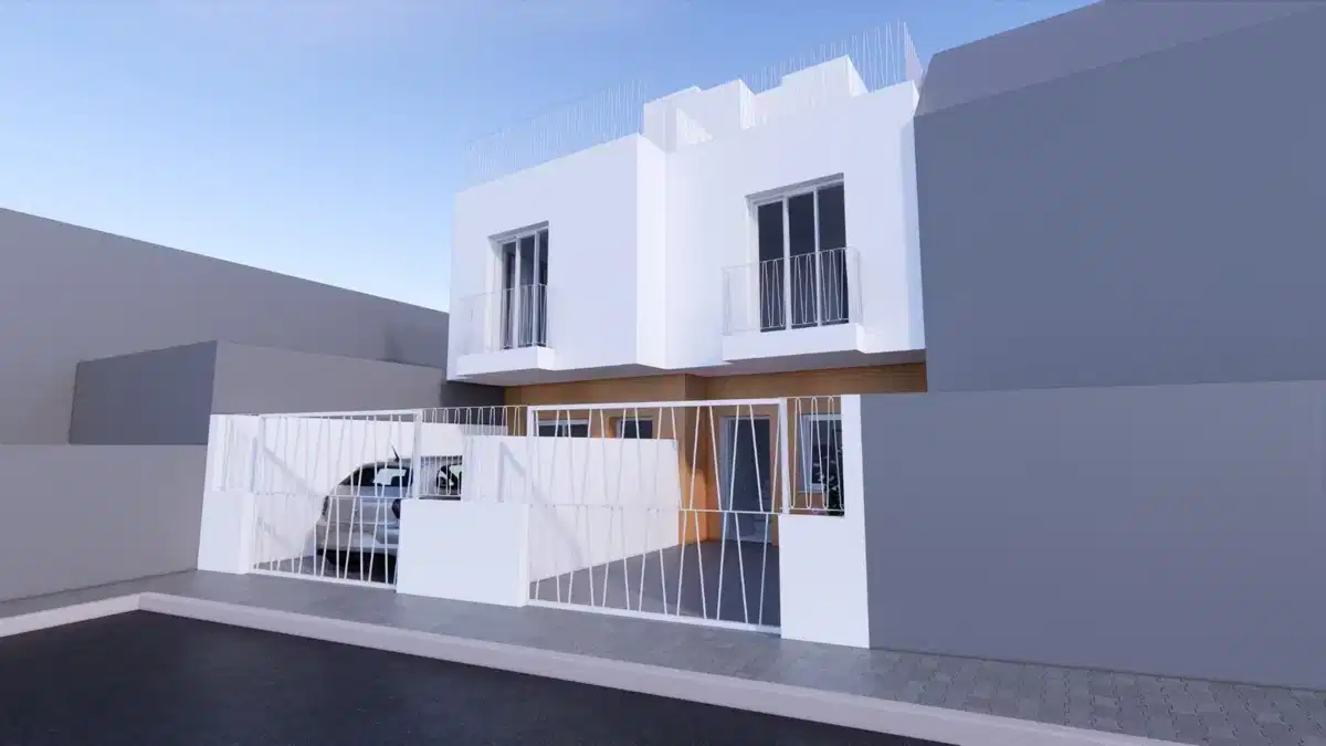 2-Bedroom, 3-Bathroom Modern Townhouse 50m from the Beach in La Azohia, Cartagena