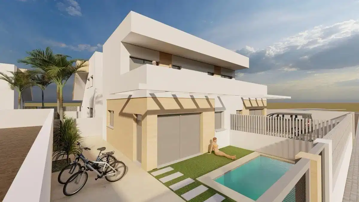 2-Bedroom, 2-Bathroom Modern Semi-Detached Homes Just 200m from Playa Negra, Puerto de Mazarrón