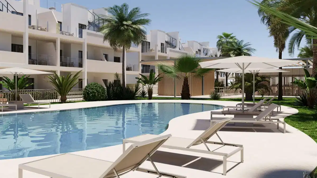 2-Bedroom, 2-Bathroom Modern Apartments with Private Outdoor Spaces in San Cayetano, Murcia