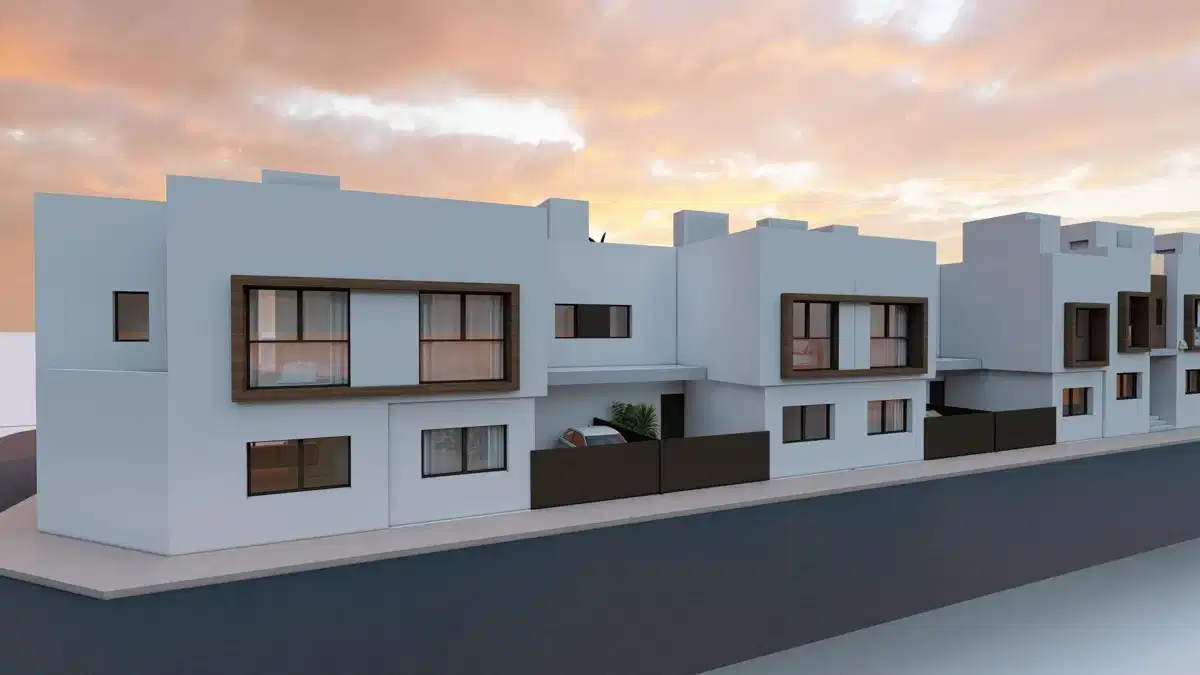 3-Bedroom, 3-Bathroom Modern Townhouse with Private Pool and Solarium in San Javier