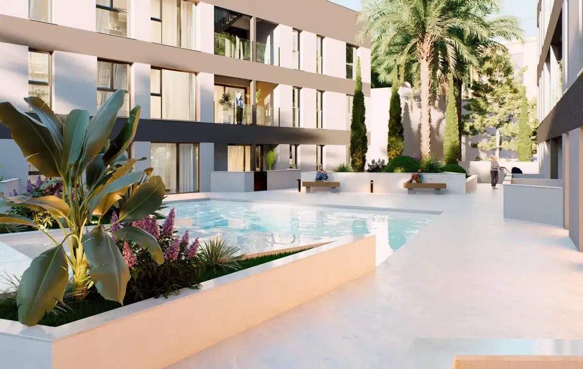 2-Bedroom, 2-Bathroom Modern Apartments with Terraces in Lo Pagan Near the Beach