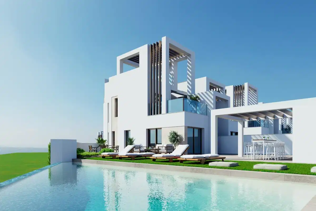 3-Bedroom, 3-Bathroom Modern Villas with Private Pool at Serena Golf, Los Alcazares