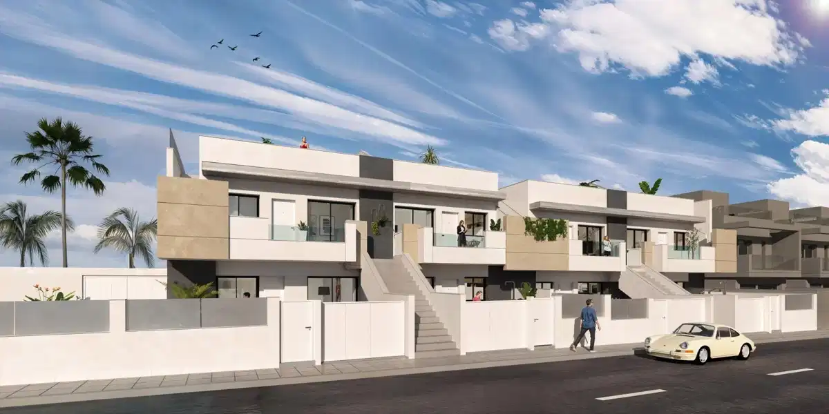 2-Bedroom, 2-Bathroom Modern Bungalow in San Pedro del Pinatar Near the Beach
