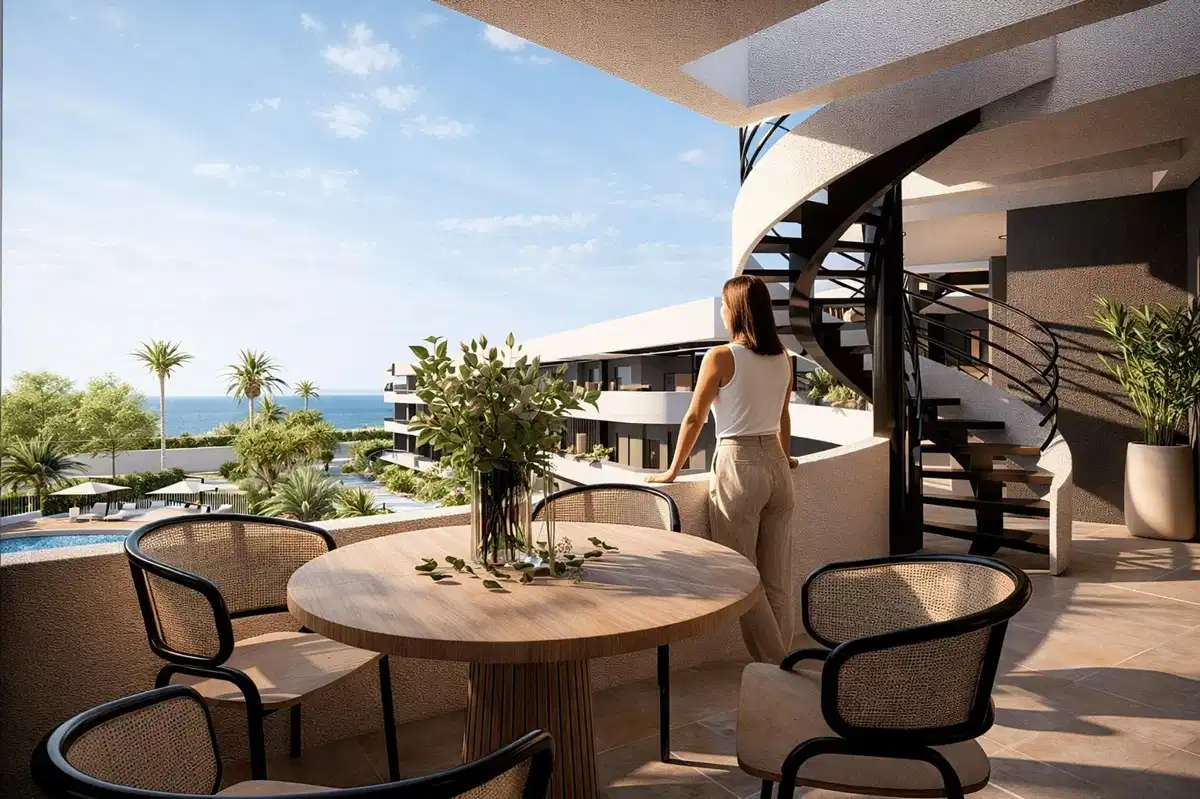2-Bedroom, 2-Bathroom Luxury Golf Front Penthouse with Spacious Terrace in Los Alcazares