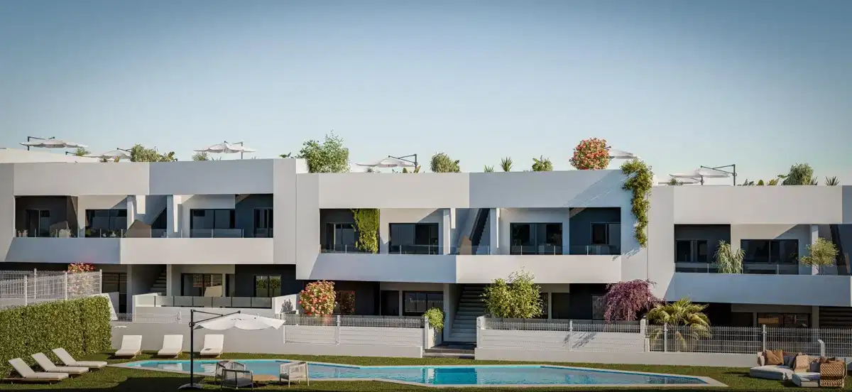 3-Bedroom, 2-Bathroom Modern Ground Floor Bungalow with Communal Pools in San Miguel de Salinas