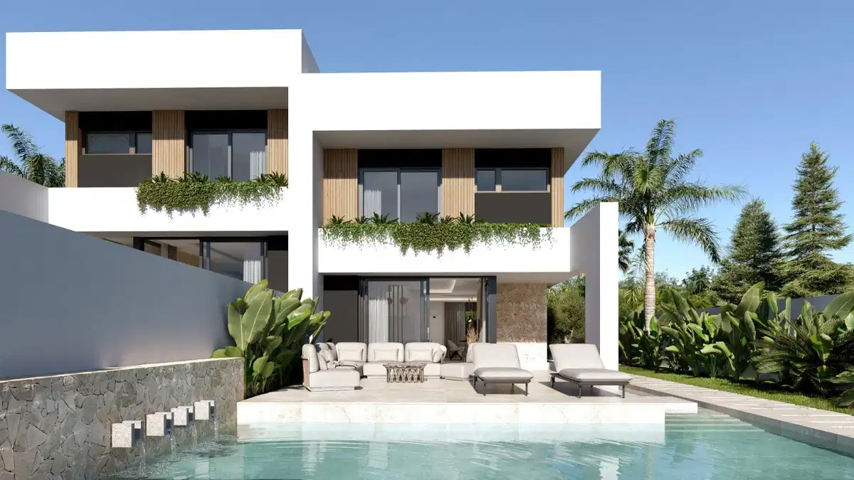 3-Bedroom, 2-Bathroom Modern Semi Detached Villas with Private Pool in Las Filipinas-Orihuela Costa thumb 2
