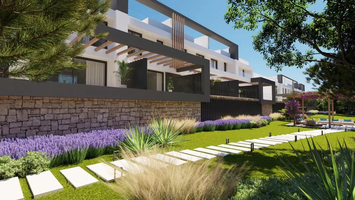 3-Bedroom, 2-Bathroom Modern Townhouse with Rooftop Solarium and Sea Views in El Chaparral Mijas