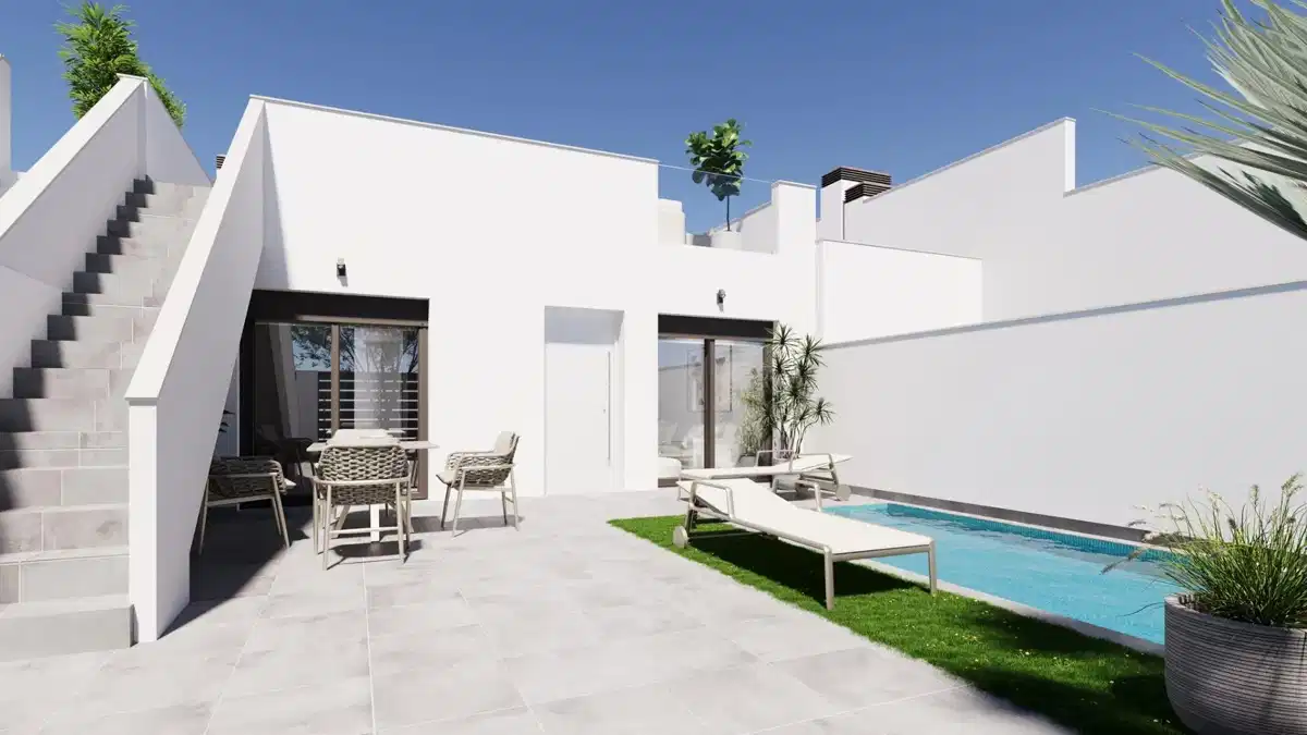 2-Bedroom, 2-Bathroom Modern Semi-Detached Homes with Private Pool at El Alba Resort, Torre Pacheco