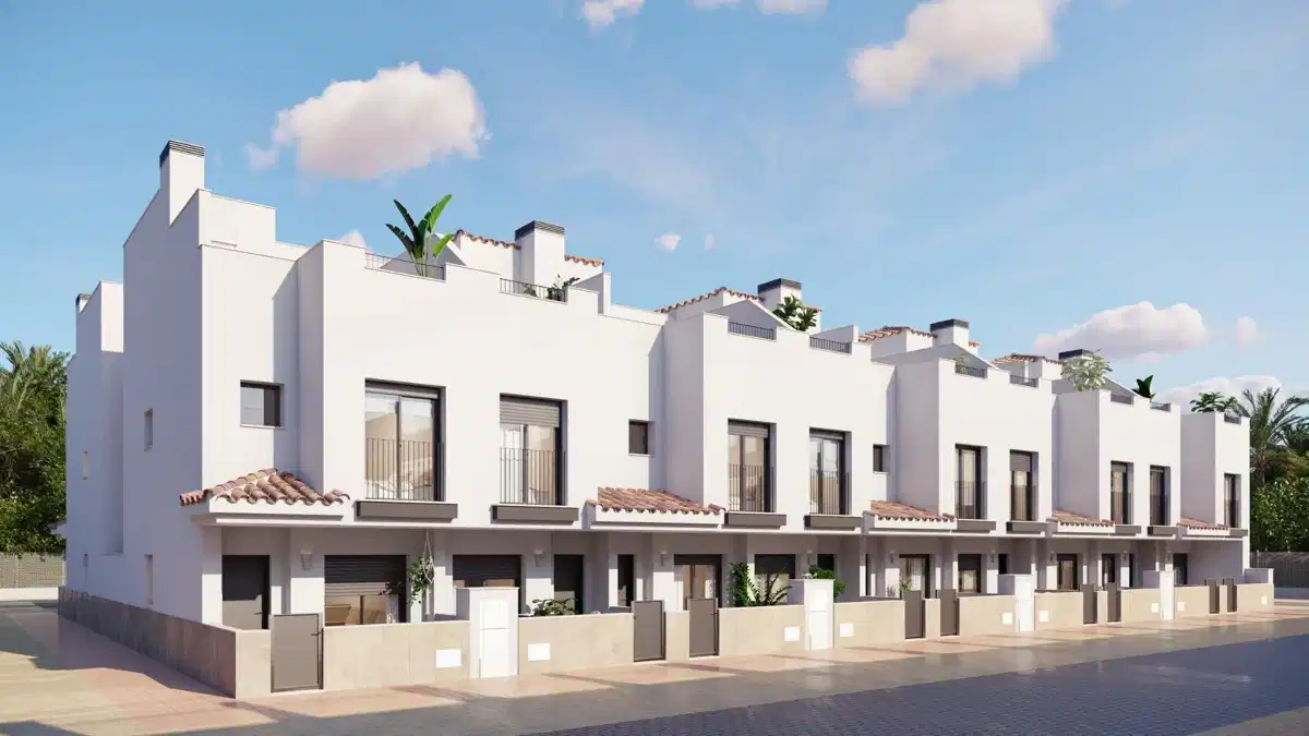 2-Bedroom, 2-Bathroom Modern Townhouse with Solarium in Santa Rosalia, Murcia