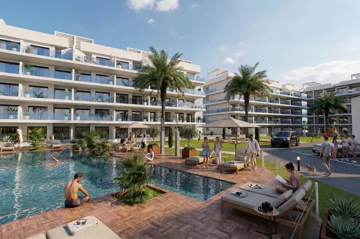 2-Bedroom, 2-Bathroom Modern Furnished Apartments in El Raso-Guardamar – Contemporary Living Near the Beach and Golf