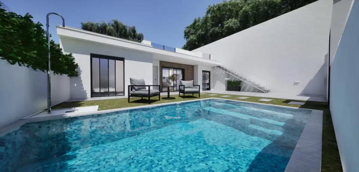 3-Bedroom, 2-Bathroom New Build Corner Villas with Private Pool and Solarium in Torre Pacheco