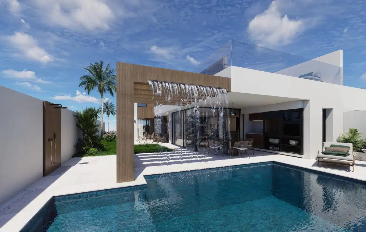 3-Bedroom, 3-Bathroom Front Line Lake Luxury Semi Detached Villas in Santa Rosalia Lake and Life Resort