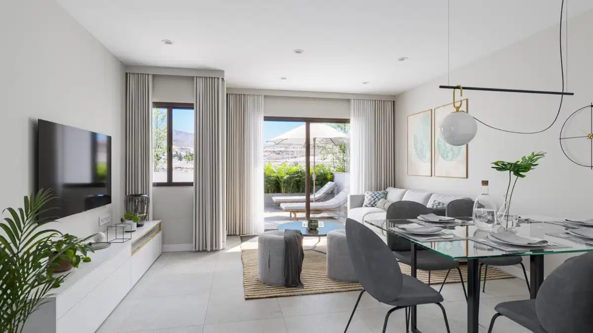 3-Bedroom, 2-Bathroom Contemporary Semi Detached Villas Near the Beach in Puerto de Mazarrón