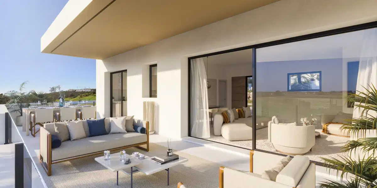 3-Bedroom, 2-Bathroom Contemporary Townhouses and Semi-Detached Homes in Estepona Golf