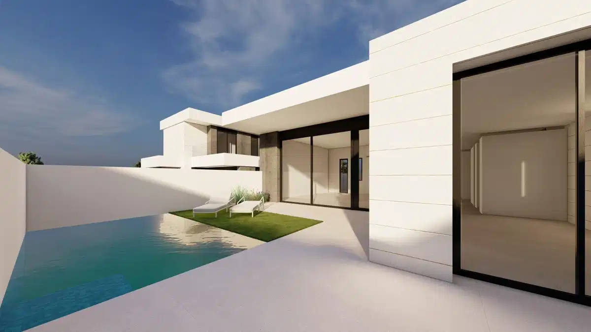 3-Bedroom, 2-Bathroom Modern Villas in Pilar de la Horadada Close to the Beach