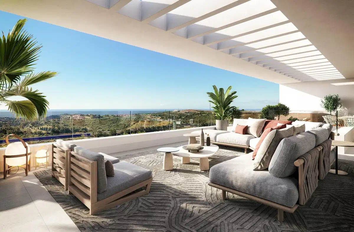 3-Bedroom, 2-Bathroom Penthouse with Expansive Terraces in Casares