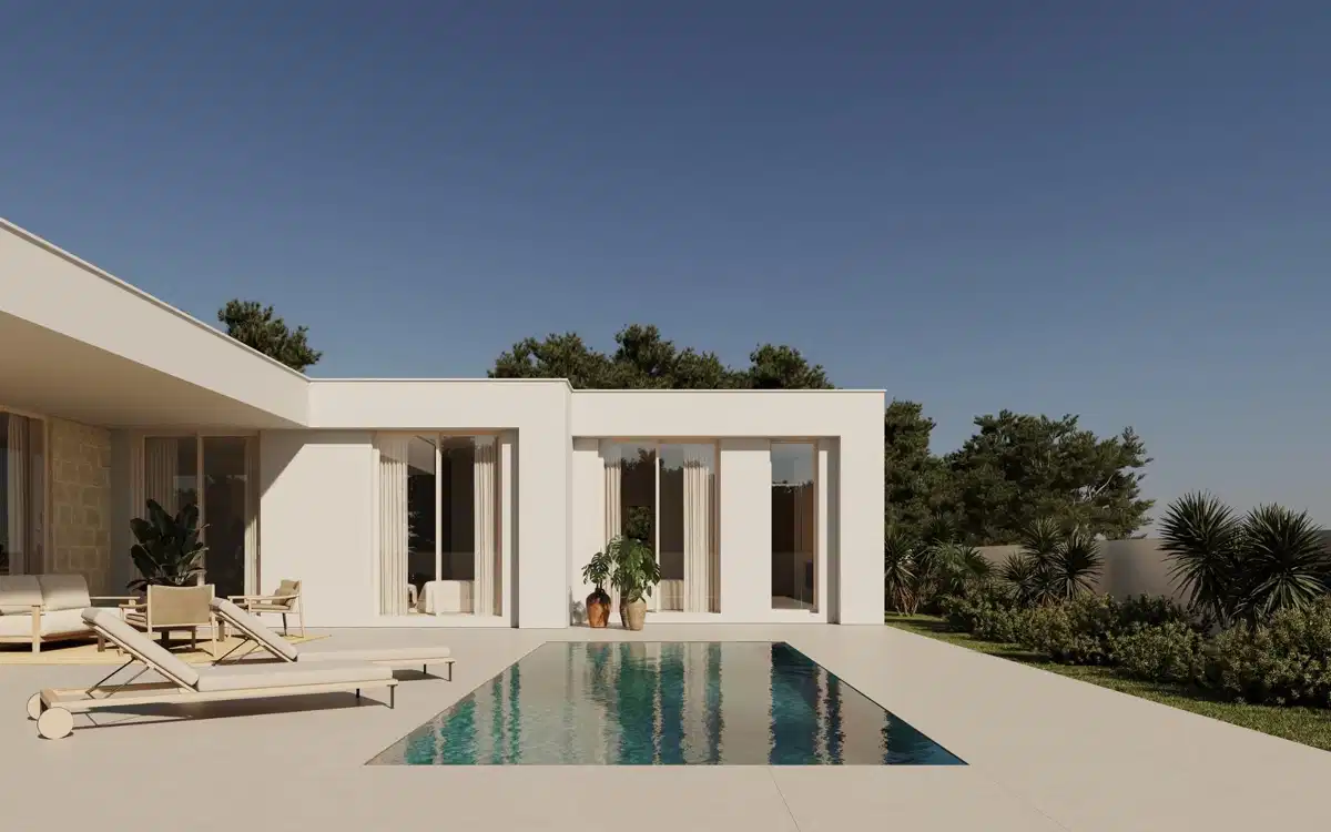 3-Bedroom, 3-Bathroom Contemporary Villas with Private Pool in Polop Hills