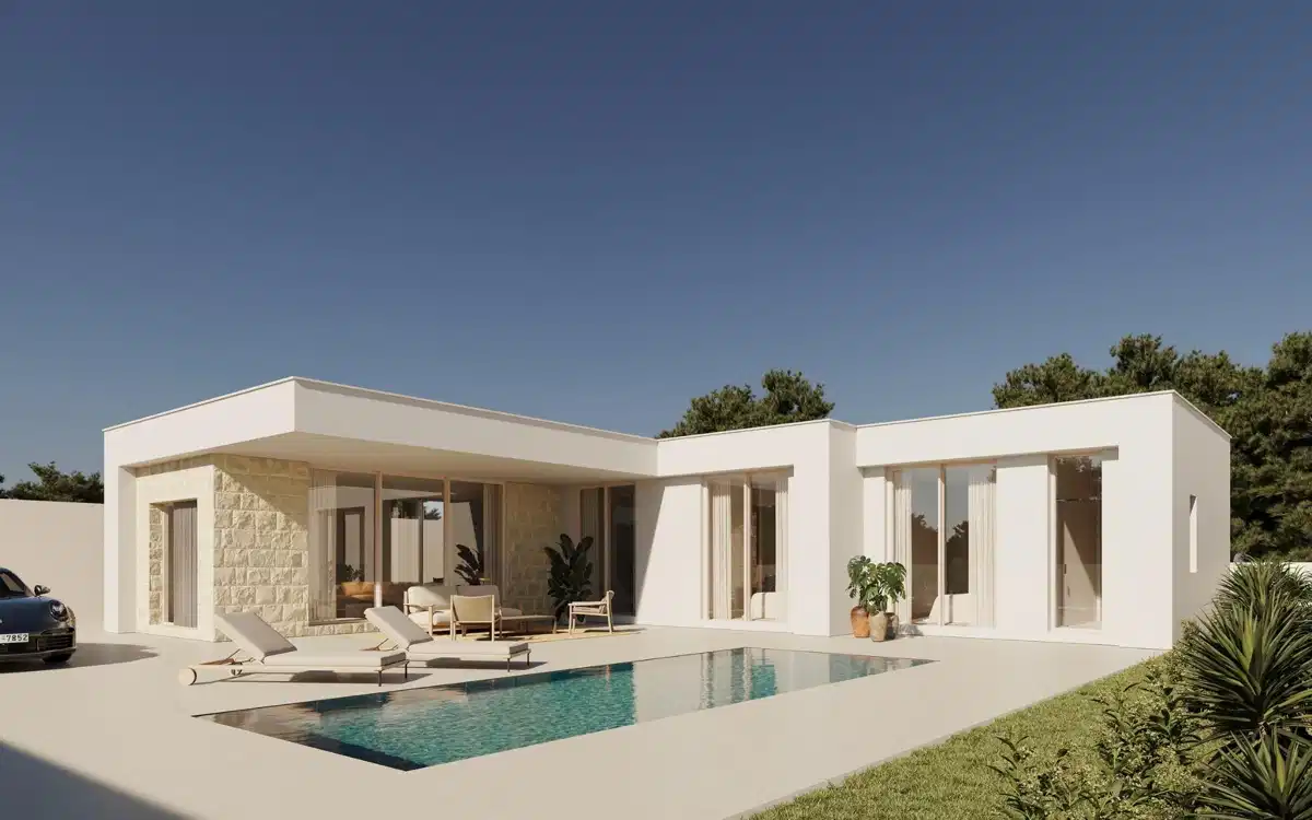 4-Bedroom, 3-Bathroom Contemporary Villas with Private Pool in Polop Hills