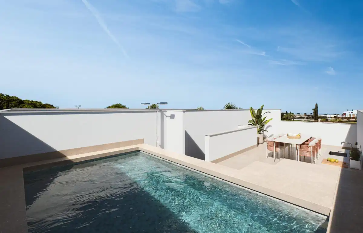 3-Bedroom, 2-Bathroom Contemporary Townhouse with Private Pool in San Pedro del Pinatar
