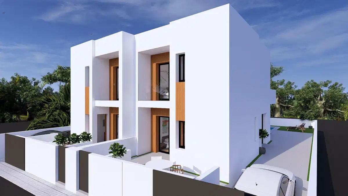 3-Bedroom, 3-Bathroom Modern Semi-Detached Villas with Private Pool in Daya Nueva, Costa Blanca