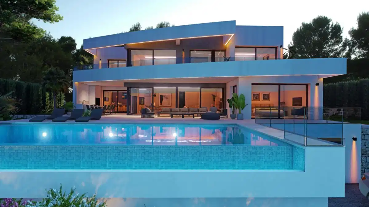 5-Bedroom, 4-Bathroom Luxury Villa with Pool and Double Garage in Moraira