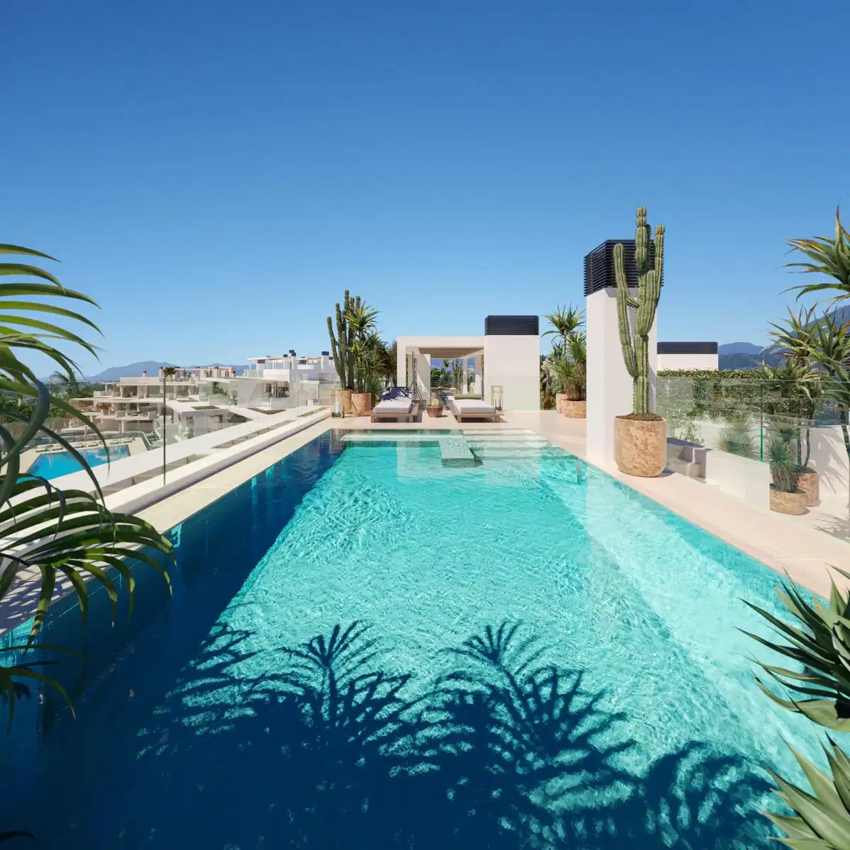 4-Bedroom, 5-Bathroom Penthouse with Private Pool, Sea and Mountain Views on Marbella's Golden Mile