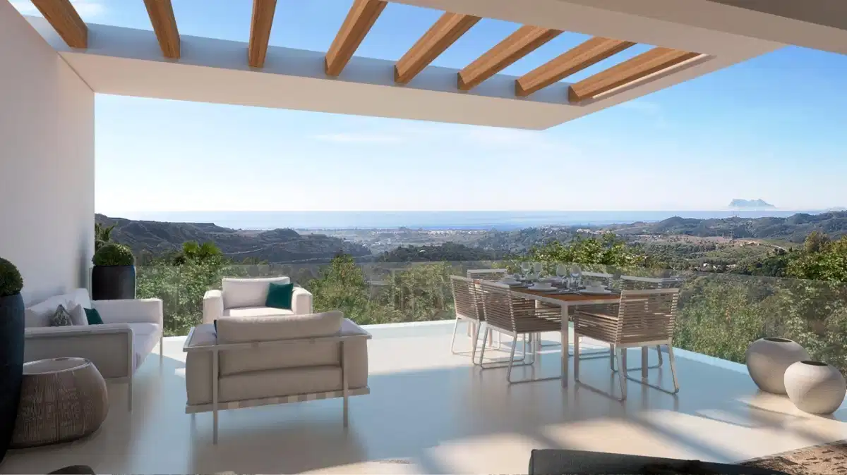 3-Bedroom, 3-Bathroom Penthouse with Panoramic Mediterranean Views in Marbella Club Golf Resort