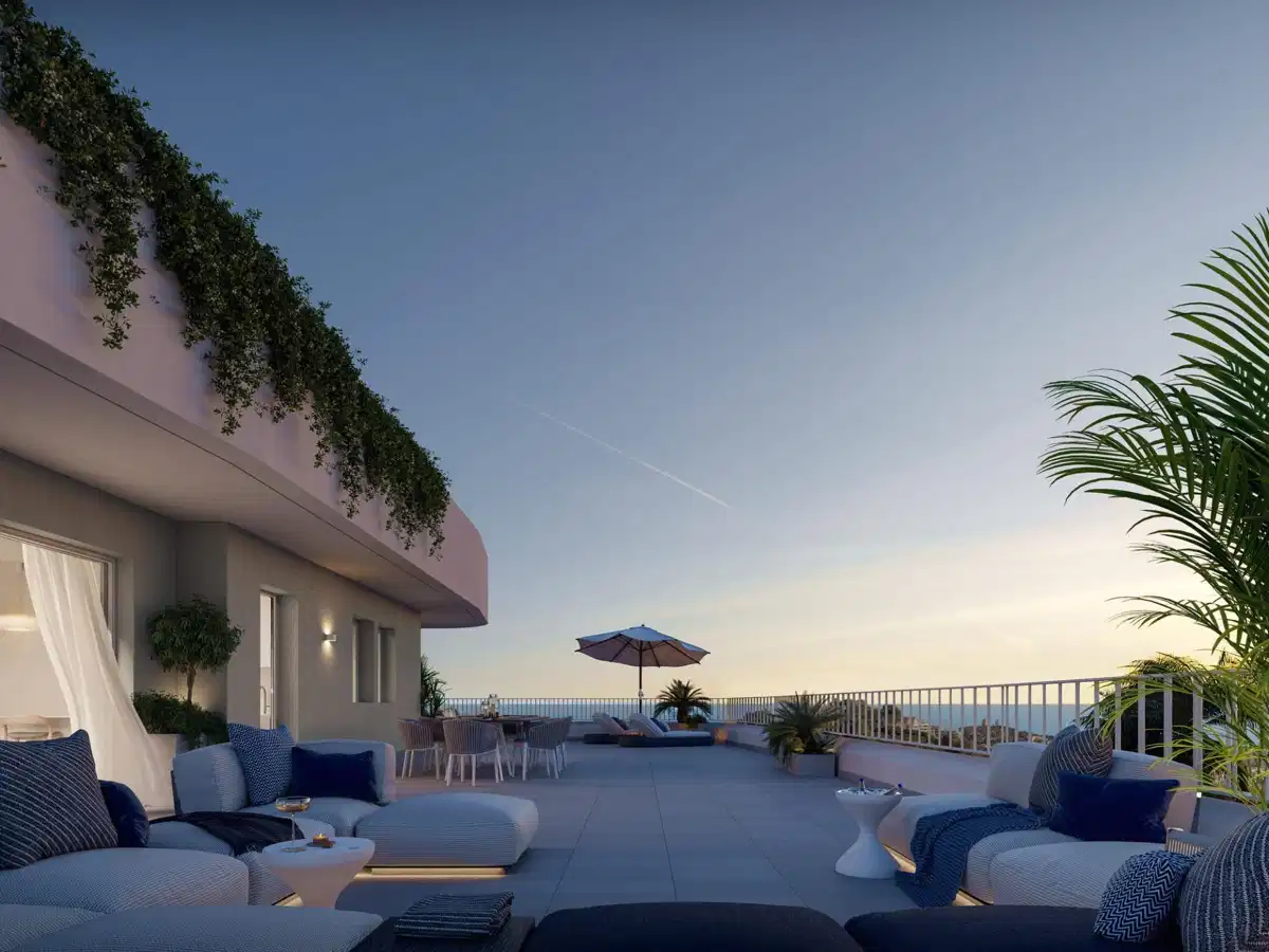2-Bedroom, 2-Bathroom Penthouse with Sea and Mountain Views in Fuengirola