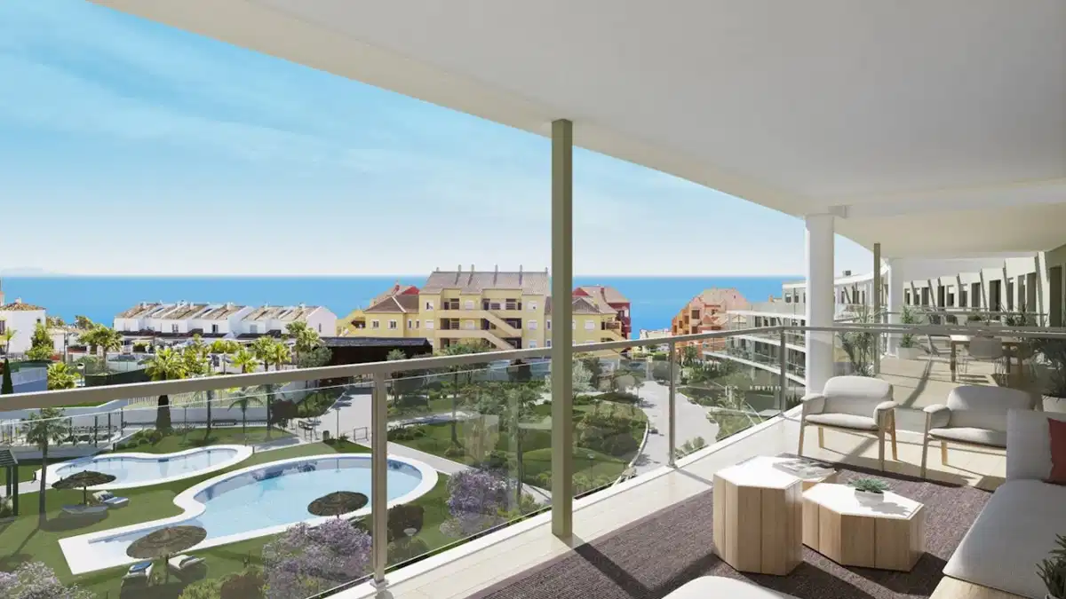 2-Bedroom, 2-Bathroom Apartment with Sea Views in Manilva