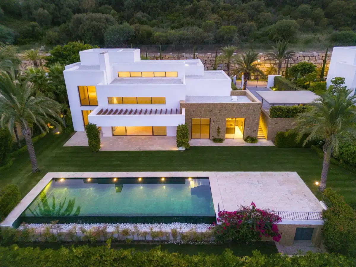 5-Bedroom, 5-Bathroom Ibiza-Style Villa with Golf and Mountain Views at Finca Cortesín, Casares