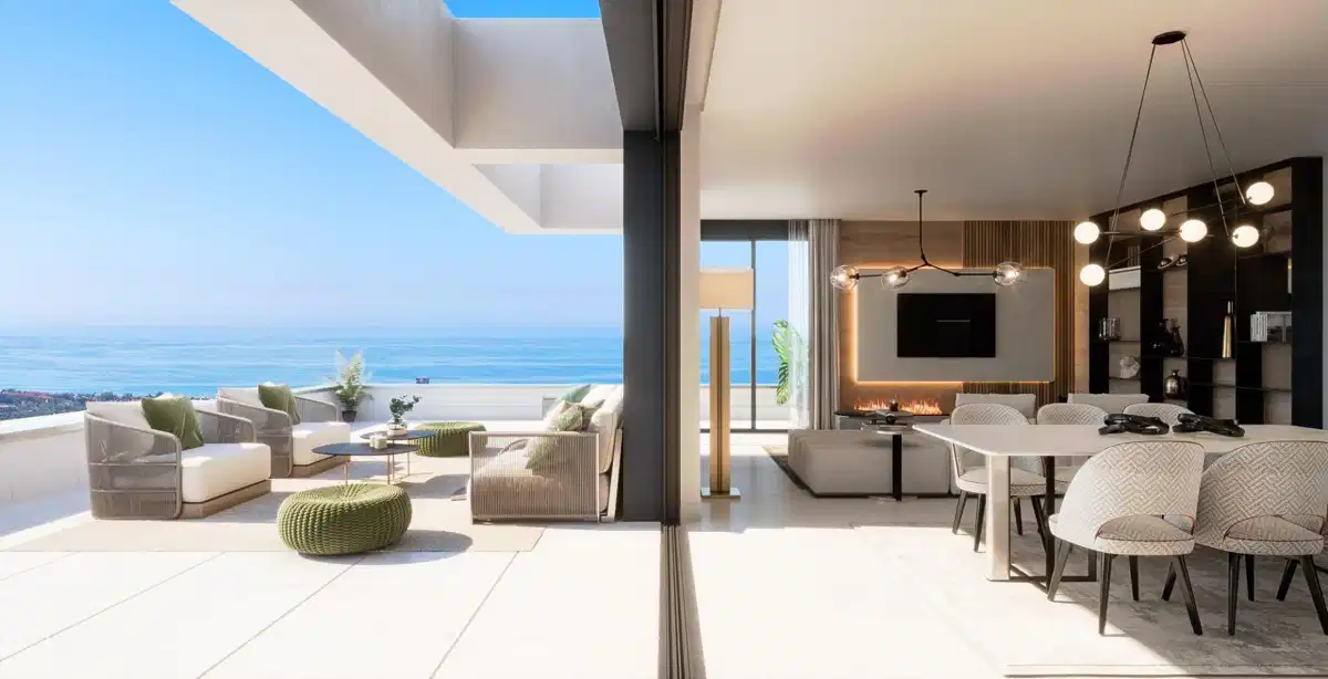 3-Bedroom, 2-Bathroom Penthouse with Panoramic Views in Altos de Los Monteros, Marbella