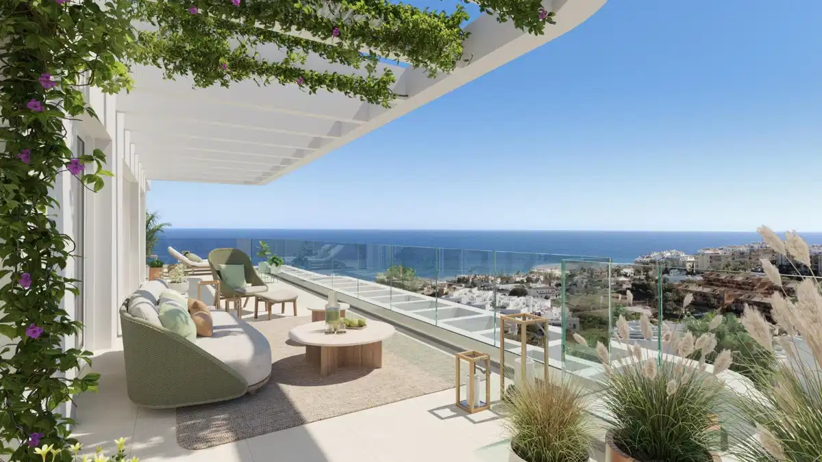 3-Bedroom, 2-Bathroom Penthouse in La Cala de Mijas with Garage and Storage