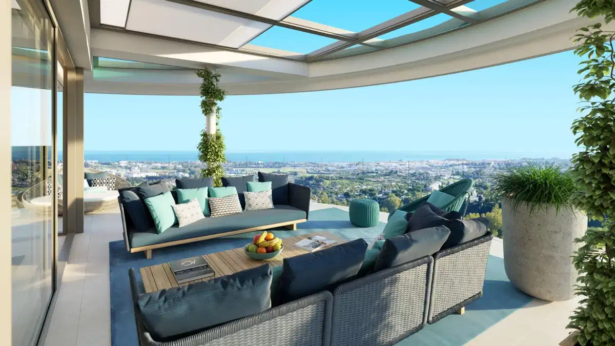 3-Bedroom, 3-Bathroom Penthouse with Sea and Mountain Views in Marbella-Benahavís Hills