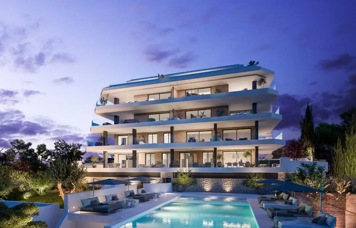 3-Bedroom, 2-Bathroom Penthouse with Panoramic Sea Views in Reserva del Higuerón