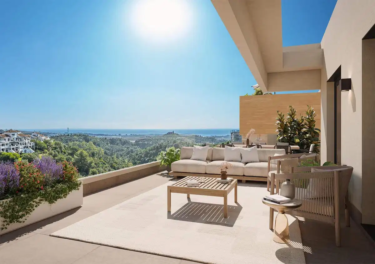 2-Bedroom, 2-Bathroom Apartment with Panoramic Mediterranean Views in Marbella