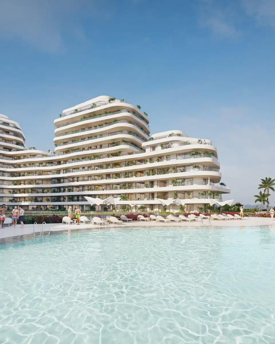 1-Bedroom, 1-Bathroom Luxury Beachfront Apartment with Panoramic Sea Views in Málaga City