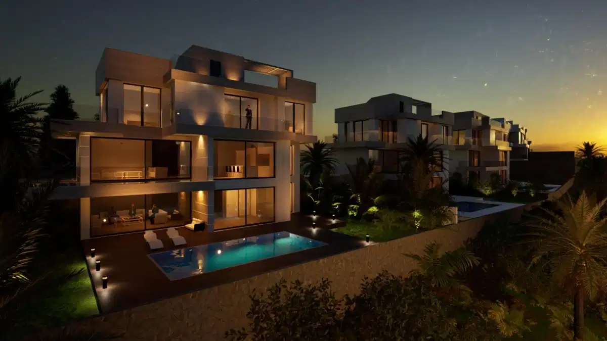 4-Bedroom, 4-Bathroom Luxury Villas with Sea and Golf Views in Estepona