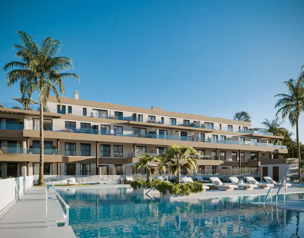 2-Bedroom, 2-Bathroom Contemporary Sea View Apartments in Mijas Costa