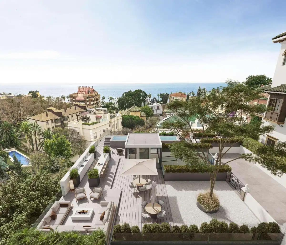 2-Bedroom, 2-Bathroom Penthouse with Panoramic Views in El Limonar, Malaga