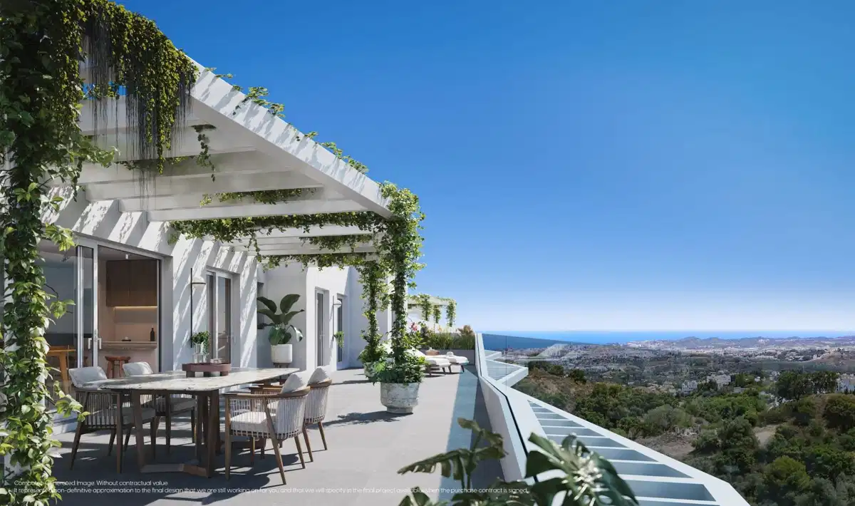 3-Bedroom, 2-Bathroom Penthouse with South-West Orientation and Wellness Amenities in Mijas