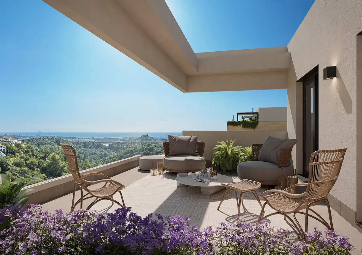 3-Bedroom, 2-Bathroom Apartment with Panoramic Sea Views and Exceptional Amenities in Marbella